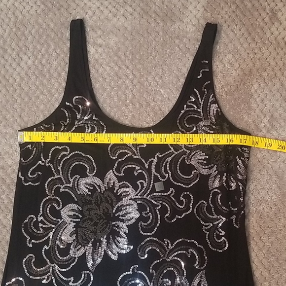 Express Dreamweight Cotton Dress w/Sequins - Picture 5 of 6